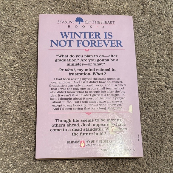 Winter Is Not Forever Book by Janette Oke - Softcover - Picture 2 of 2